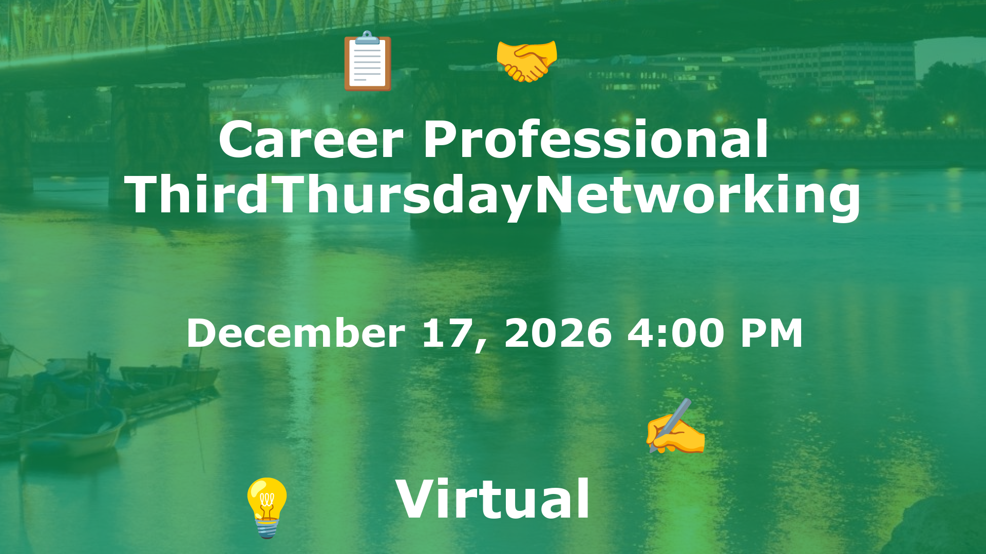 Career Professional ThirdThursdayNetworking  event image